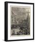 The Queen's Visit to Birmingham, the Royal Procession in the Bull Ring-Henry William Brewer-Framed Giclee Print