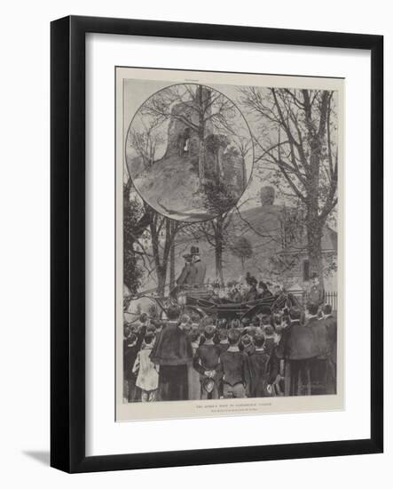 The Queen's Visit to Castleknock College-Joseph Holland Tringham-Framed Giclee Print