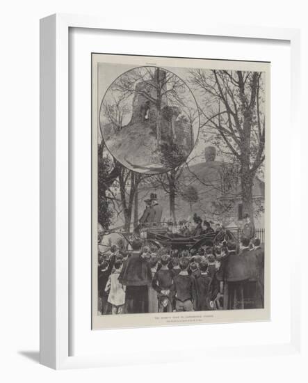 The Queen's Visit to Castleknock College-Joseph Holland Tringham-Framed Giclee Print