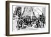 The Queen's Visit to Cherbourg - Piping Hands to Man Yards, 1858-null-Framed Giclee Print