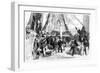 The Queen's Visit to Cherbourg - Piping Hands to Man Yards, 1858-null-Framed Giclee Print