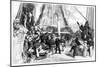 The Queen's Visit to Cherbourg - Piping Hands to Man Yards, 1858-null-Mounted Giclee Print