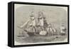 The Queen's Visit to Cherbourg-Edwin Weedon-Framed Stretched Canvas