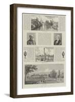 The Queen's Visit to Derby-Warry-Framed Giclee Print