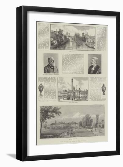 The Queen's Visit to Derby-Warry-Framed Giclee Print