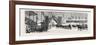 The Queen's Visit to Epping Forest: the Royal Procession Leaving Chingford Station-null-Framed Giclee Print