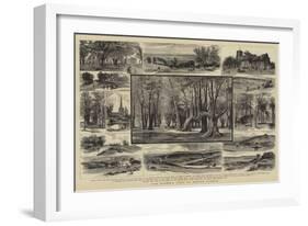 The Queen's Visit to Epping Forest-null-Framed Giclee Print