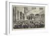 The Queen's Visit to Eton College, the Provost Reading Prayers in the New Building-null-Framed Giclee Print