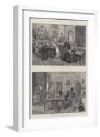 The Queen's Visit to Florence-null-Framed Giclee Print