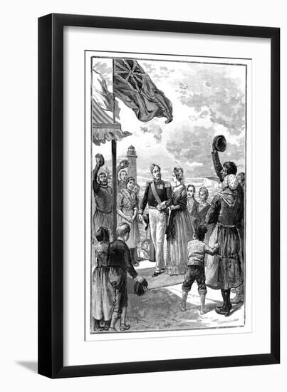 The Queen's Visit to France, 19th Century-null-Framed Giclee Print