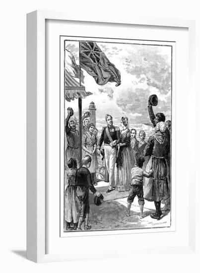 The Queen's Visit to France, 19th Century-null-Framed Giclee Print