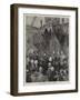 The Queen's Visit to Glasgow-null-Framed Giclee Print