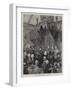 The Queen's Visit to Glasgow-null-Framed Giclee Print