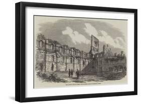 The Queen's Visit to Leeds, the Cloister Court of Kirkstall Abbey-null-Framed Giclee Print