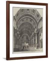 The Queen's Visit to Leeds, the Great Hall-null-Framed Giclee Print