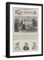 The Queen's Visit to Liverpool-null-Framed Giclee Print