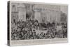 The Queen's Visit to London, Her Majesty's Arrival at Buckingham Palace-William Hatherell-Stretched Canvas