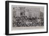 The Queen's Visit to London, Her Majesty's Arrival at Buckingham Palace-William Hatherell-Framed Giclee Print