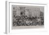 The Queen's Visit to London, Her Majesty's Arrival at Buckingham Palace-William Hatherell-Framed Giclee Print