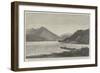 The Queen's Visit to North Wales, Picture of Bala Lake, Presented to the Queen by Welsh Ladies-Edwin Pettitt-Framed Giclee Print