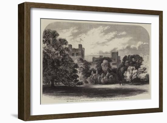 The Queen's Visit to North Wales-Edmund Morison Wimperis-Framed Giclee Print