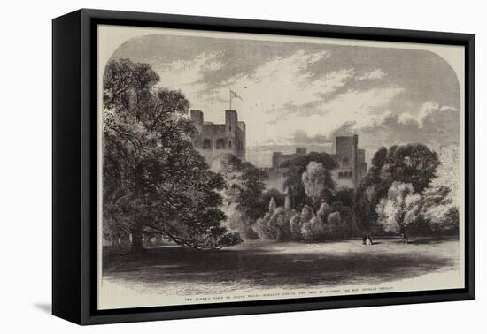 The Queen's Visit to North Wales-Edmund Morison Wimperis-Framed Stretched Canvas