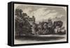 The Queen's Visit to North Wales-Edmund Morison Wimperis-Framed Stretched Canvas