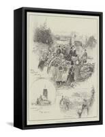 The Queen's Visit to Sandringham-Henry Charles Seppings Wright-Framed Stretched Canvas
