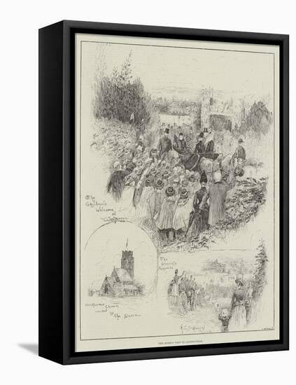 The Queen's Visit to Sandringham-Henry Charles Seppings Wright-Framed Stretched Canvas