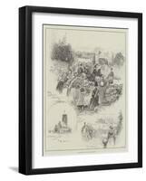 The Queen's Visit to Sandringham-Henry Charles Seppings Wright-Framed Giclee Print