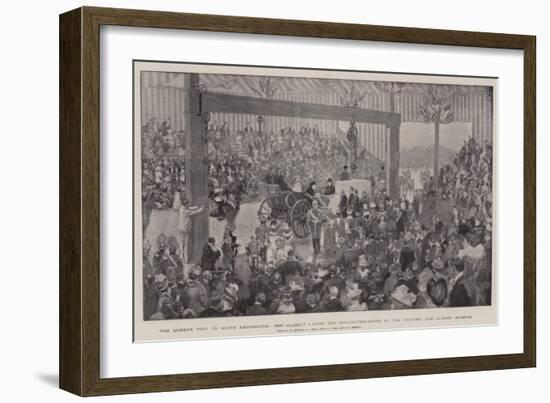 The Queen's Visit to South Kensington-William Hatherell-Framed Giclee Print