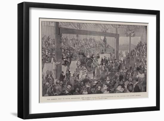 The Queen's Visit to South Kensington-William Hatherell-Framed Giclee Print