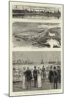 The Queen's Visit to Southampton, Opening of the Empress Dock-null-Mounted Giclee Print