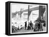 The Queen's Visit to the Britannia Tubular Bridge, Wales, C1888-null-Framed Stretched Canvas