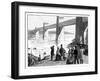 The Queen's Visit to the Britannia Tubular Bridge, Wales, C1888-null-Framed Giclee Print