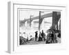 The Queen's Visit to the Britannia Tubular Bridge, Wales, C1888-null-Framed Giclee Print