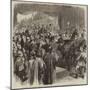 The Queen's Visit to the City, Reception of Her Majesty at the Surrey End of Blackfriars New Bridge-Sir John Gilbert-Mounted Giclee Print