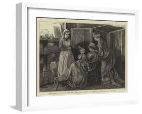 The Queen's Visit to the East End, Recovering, a Sketch at the London Hospital-Arthur Hopkins-Framed Giclee Print