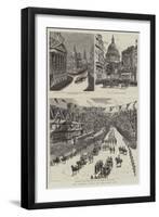 The Queen's Visit to the East End-null-Framed Giclee Print