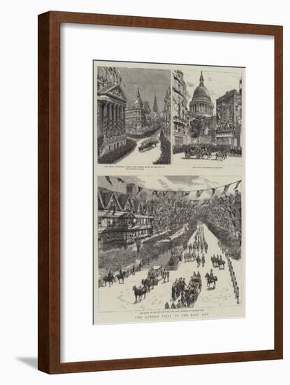 The Queen's Visit to the East End-null-Framed Giclee Print