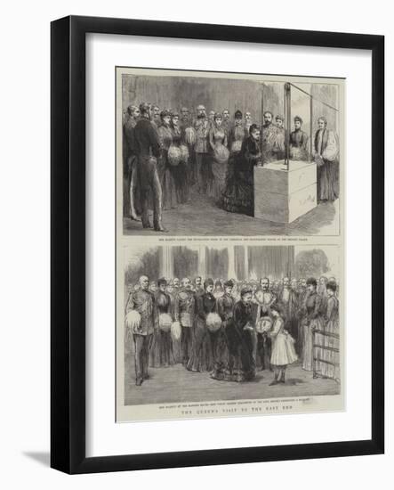 The Queen's Visit to the East End-null-Framed Giclee Print