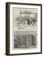 The Queen's Visit to the Savoy-Frank Watkins-Framed Giclee Print