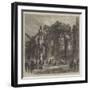 The Queen's Visit to the Scottish Border, Her Majesty at Melrose Abbey-null-Framed Giclee Print