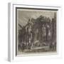 The Queen's Visit to the Scottish Border, Her Majesty at Melrose Abbey-null-Framed Giclee Print