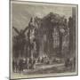 The Queen's Visit to the Scottish Border, Her Majesty at Melrose Abbey-null-Mounted Giclee Print