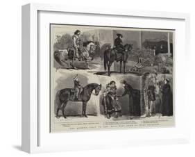 The Queen's Visit to the Wild West Show at West Brompton-Alfred Chantrey Corbould-Framed Giclee Print