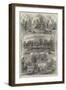 The Queen's Visit to Victoria Park, Views in the Park-William Henry Prior-Framed Giclee Print