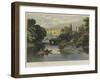 The Queen's Visit to Warwickshire, Warwick Castle-Richard Principal Leitch-Framed Giclee Print