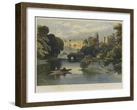 The Queen's Visit to Warwickshire, Warwick Castle-Richard Principal Leitch-Framed Giclee Print