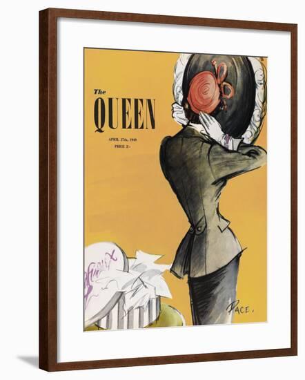 The Queen - Saffron-The Vintage Collection-Framed Giclee Print